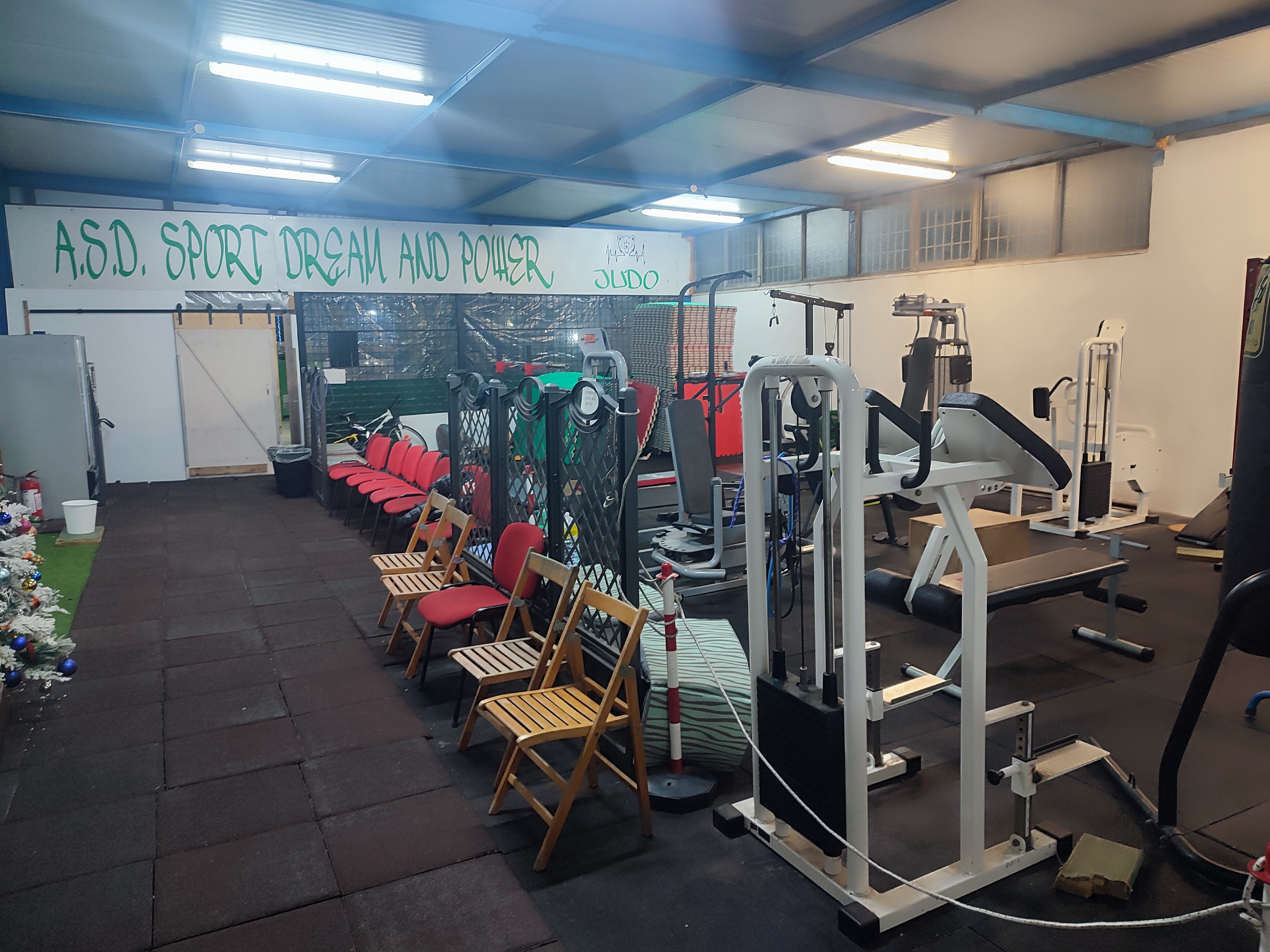 Sala pesi della palestra